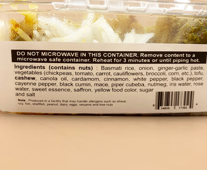Vegan dum Biryani